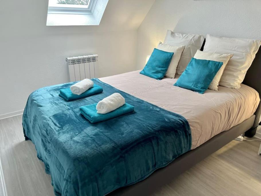 Perle Beach, Petite Maison Situee En Bord De Plage, Piscine. Guidel Luaran gambar